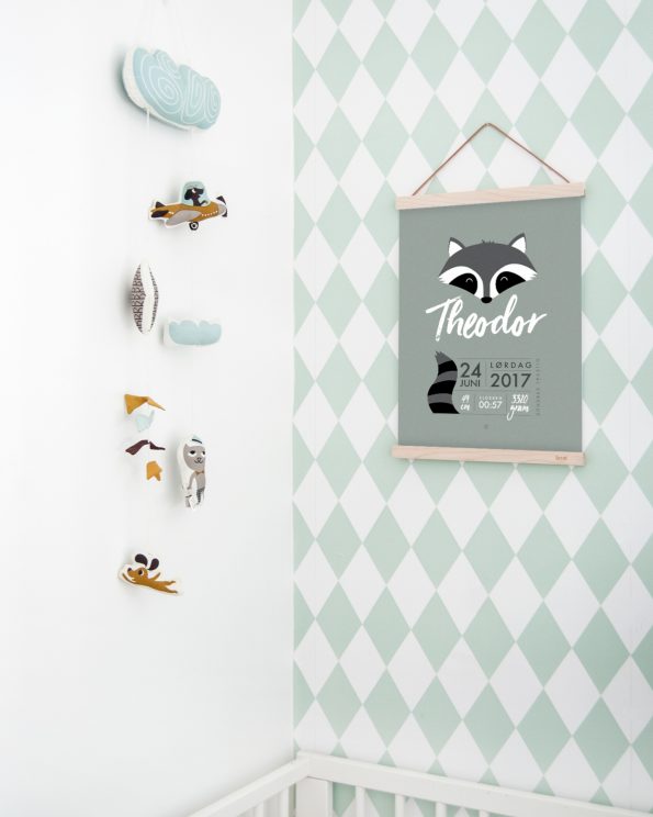 Minimals Raccoon - Mint