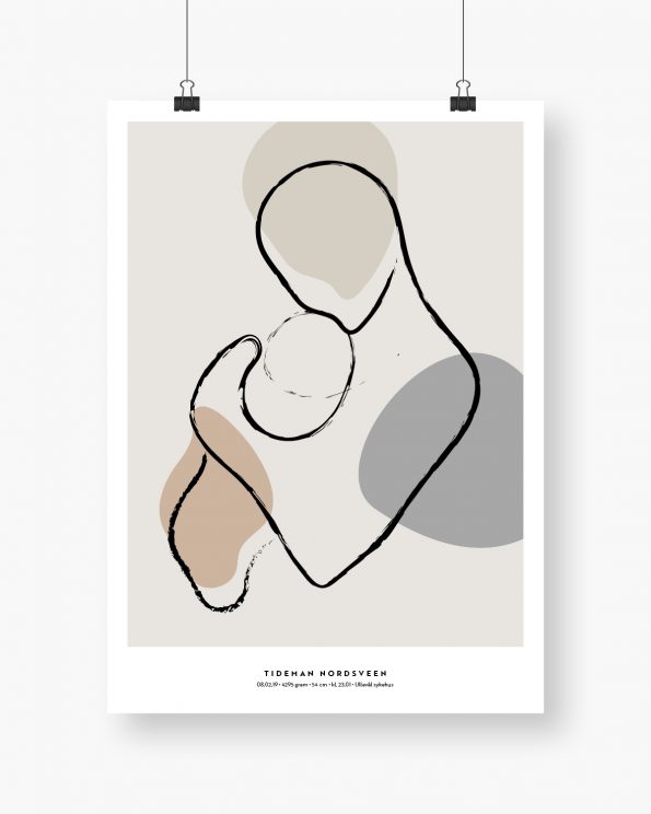Fødselsplakat: Abstract