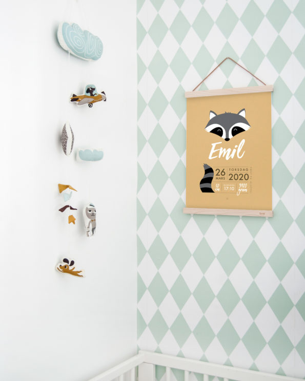 Minimals Raccoon - Mustard