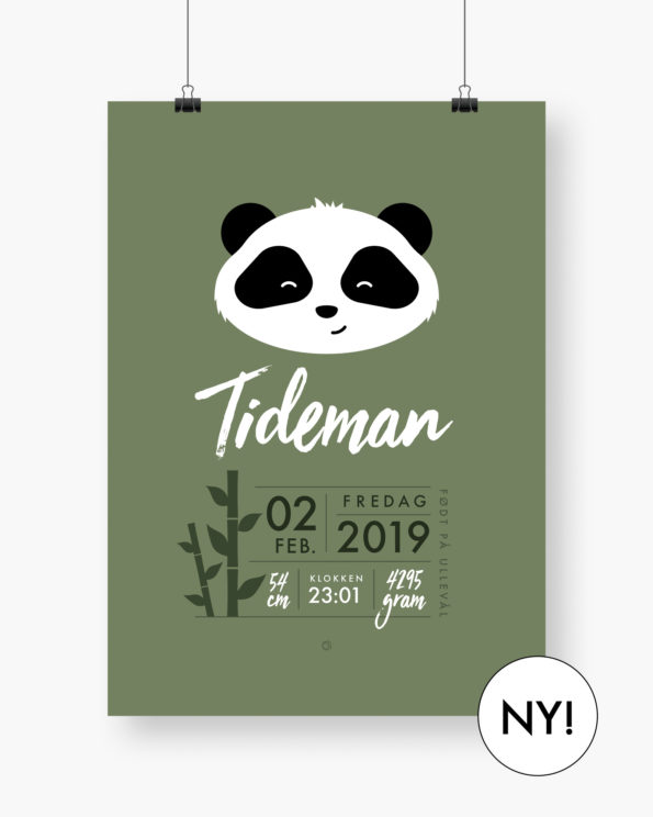 Minimals Panda - Green