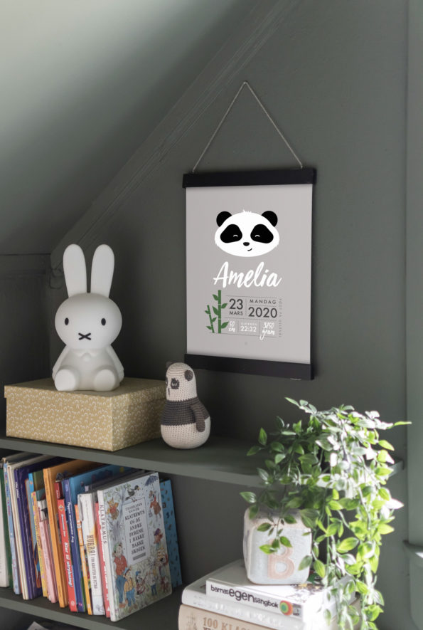 Minimals Panda - Warm grey